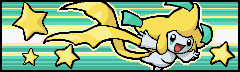 Jirachi banner from RS Pokemon Pinball