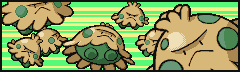 Shroomish banner from RS Pokemon Pinball